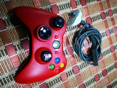 Xbox 360 Wireless Controller with Cable, Video Gaming, Gaming ...