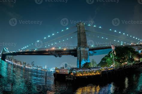 manhattan night view from brooklyn 20177730 Stock Photo at Vecteezy