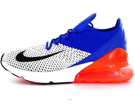 Nike Air max 270 flyknit White black racer blue A01023-101