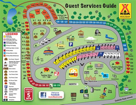 Campground Site Map Koa Campgrounds, Rv Parks And Campgrounds, Side ...