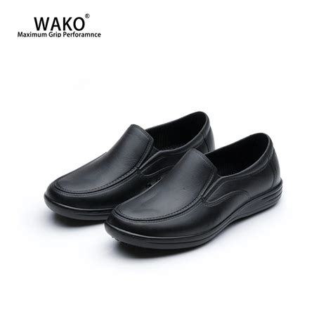 WAKO Chef Kitchen Shoes For Men Non Slip Waterproof Restaurant Working ...