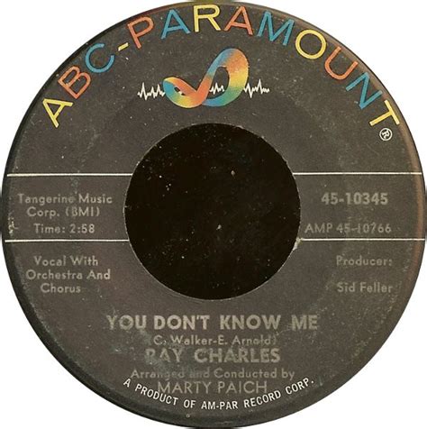 Ray Charles - You Don't Know Me / Careless Love (1962, Vinyl) | Discogs