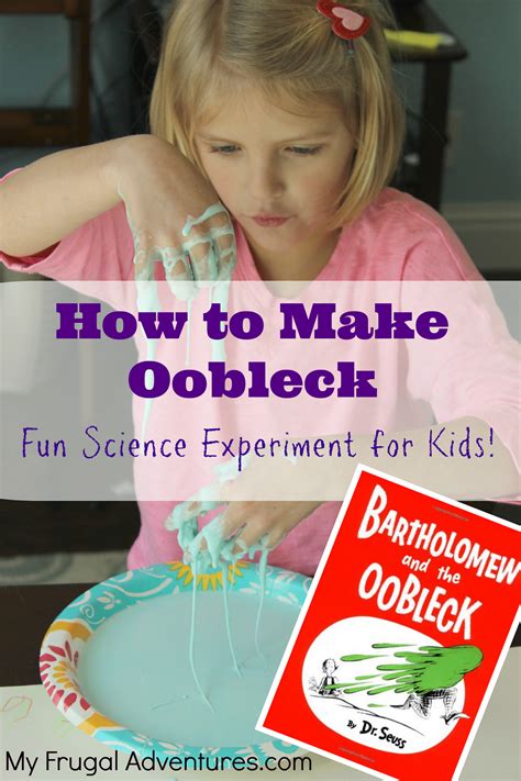 How to Make Oobleck (Fun Children's Craft) - My Frugal Adventures