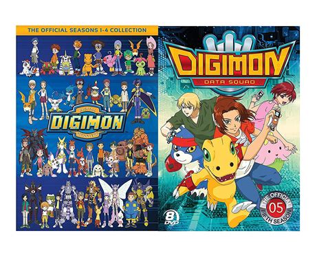 Digimon 1-5 : The Official Seasons 1-4 Collection + Digimon Data Squad ...