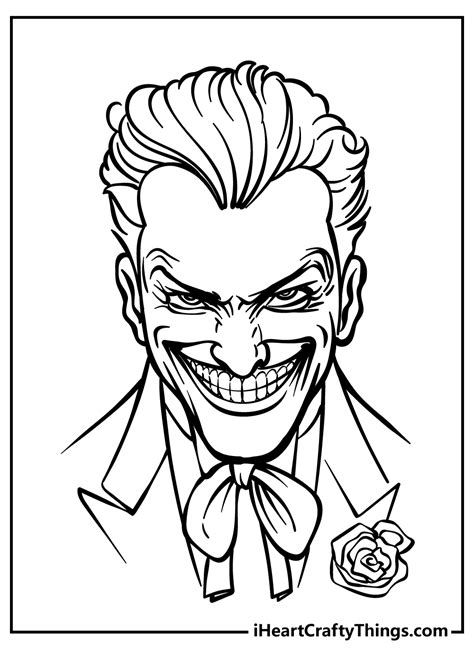 Joker Suicide Squad Coloring Pages