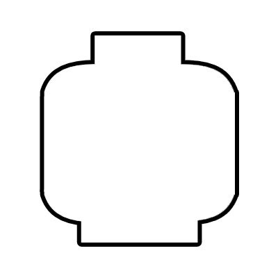 Lego Man Outline - ClipArt Best