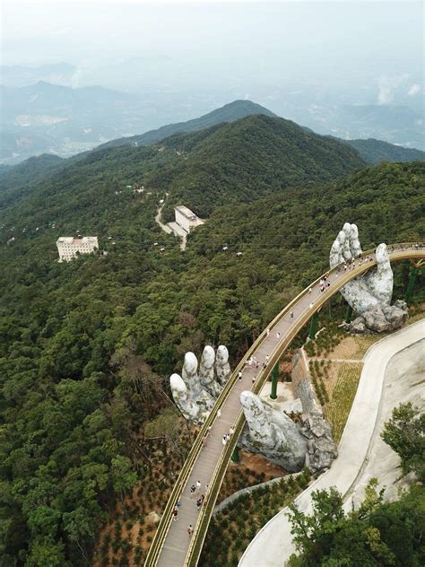 Vietnam’s famous hand bridge - the Golden Bridge - has taken the ...