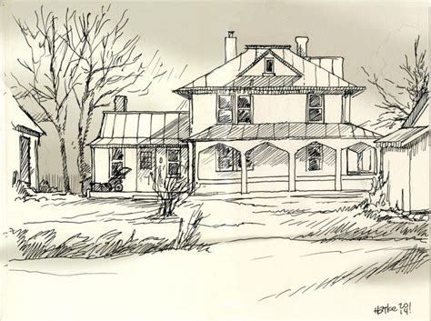 Farmhouse Sketch - Some have the natural born ability while most others ...