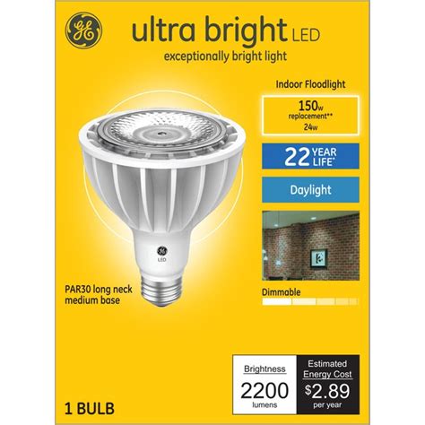 GE Ultra Bright 150-Watt EQ LED Par30 Longneck Daylight Dimmable ...