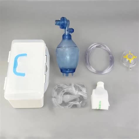 Manual Resuscitator PVC Kid Ambu Bag + Oxygen Tube First Aid kit Oxygen ...