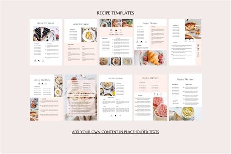 Canva Recipe Book Template