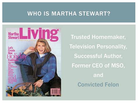 PPT - Martha Stewart Insider Trading PowerPoint Presentation, free ...