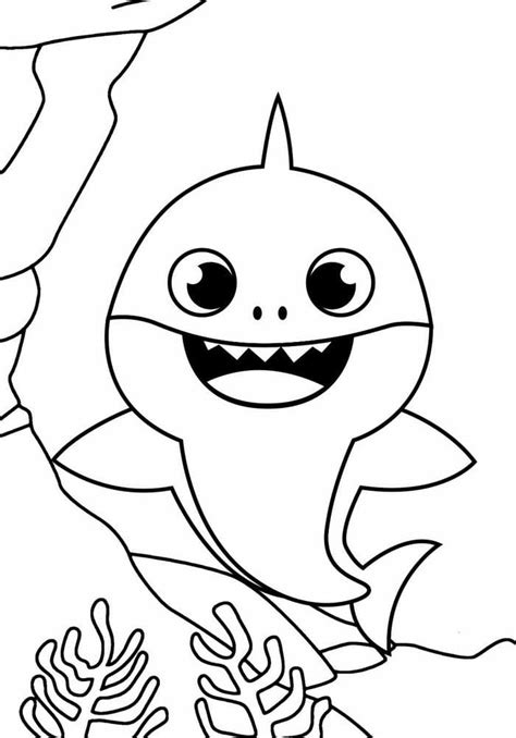 Baby Shark Doo Doo Coloring Pages