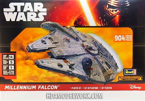 Revell Star Wars™ 1/72 Millennium Falcon™ 1:72 Scale Master Series ...