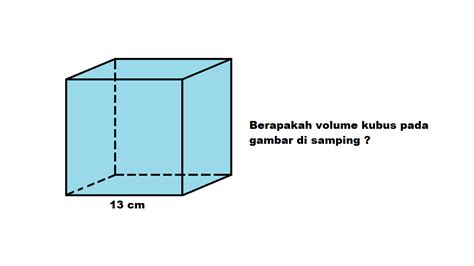 Contoh Soal Volume Kubus Dan Jawabannya - Cilacap Klik