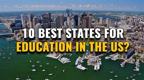 10 Best States for Education in the United States (Why They're Best) - YouTube