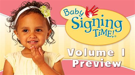 Baby Signing Time Vol 1 Preview - YouTube