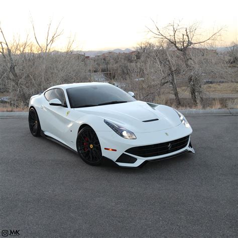 White Ferrari F12 : r/carporn