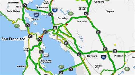 511 San Francisco Bay Area Traffic Map - Map