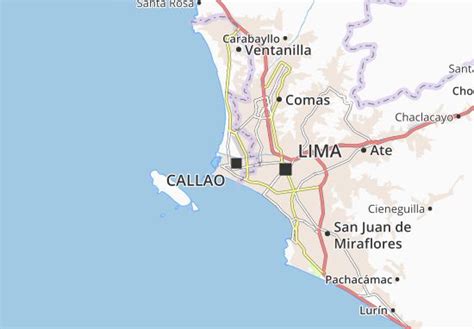 Mapa De Lima Y Callao