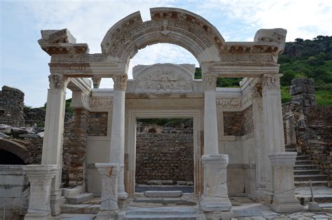 Temple of Hadrian at Ephesus (Illustration) - World History Encyclopedia