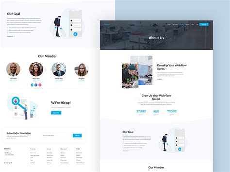 Creative Agency “About Us” Page Template - Freebie Supply