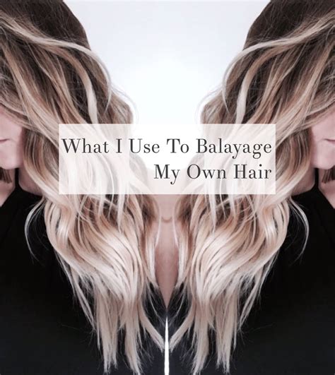 What I Use to Balayage My Own Hair - Cassie Scroggins