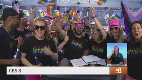 San Diego Pride Parade 2023 | CBS 8 family joins the fun | cbs8.com