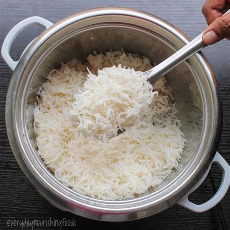 How to cook basmati rice in a rice cooker (Soaked & Unsoaked) - Everyday Nourishing Foods