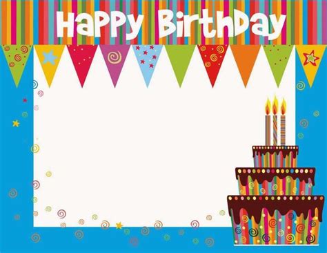 40 free birthday card templates templatelab - 35 happy birthday cards free to download the wow ...