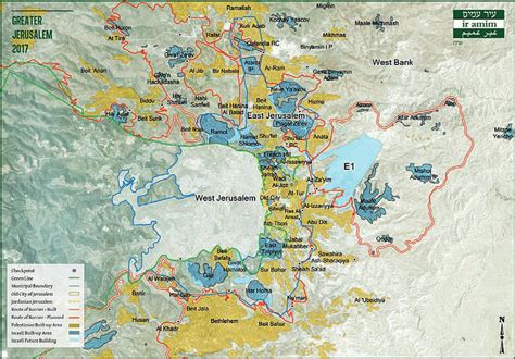 East Jerusalem neighborhoods (Ir Amim) | Download Scientific Diagram