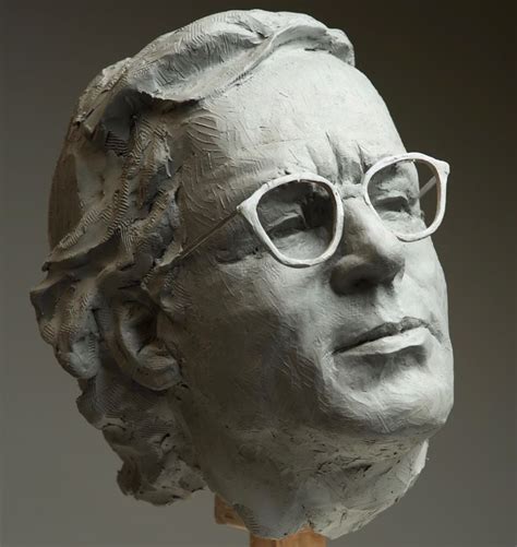 Sculpted portrait of Ray Bradbury | Sculpture head, Portrait sculpture ...