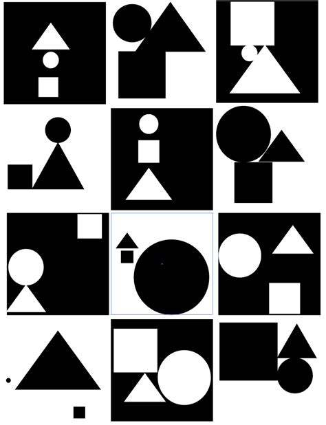 shapes composition 1 /della | Basic shapes design, Geometric design art ...