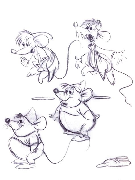 The Art Behind The Magic — Cinderella Mice Animation Roughs