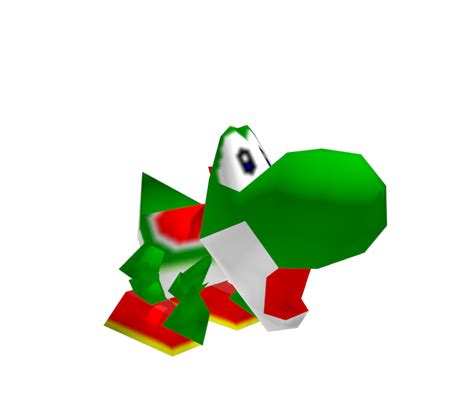 Nintendo 64 - Mario Party - Tongue Yoshi - The Models Resource