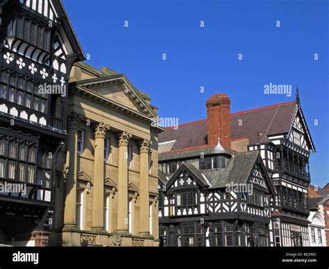 Historical Buildings Chester Cheshire England UK United Kingdom EU ...