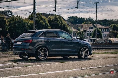 King of Convenience: Black Audi Q3 Quattro on Vossen Wheels — CARiD.com Gallery