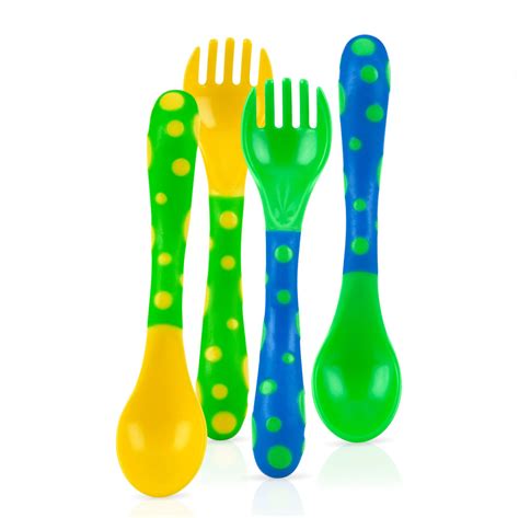 Nuby Baby Toddler Fork & Spoon Set 5251 – Good's Store Online