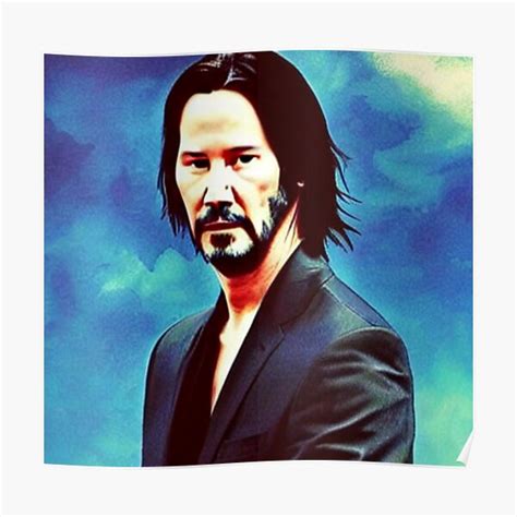 "Keanu Reeves" Poster for Sale by KeanuArt | Redbubble