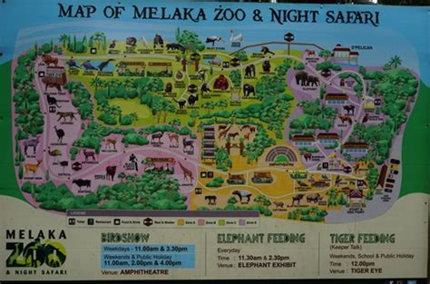 Zoo Melaka Map