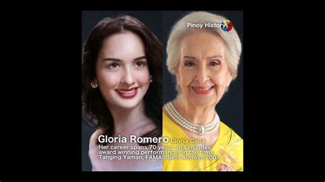 gloria romero at her verry young and old age... ️ ️ ️ - YouTube