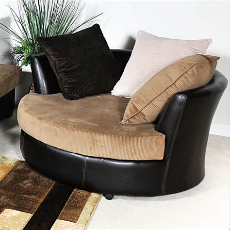 15 Ideas of Round Sofa Chair Living Room Furniture