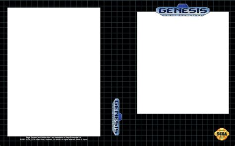 Sega Genesis Cover Template - Flyer Template