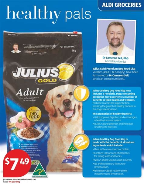 ALDI Julius Gold Dog Food Review