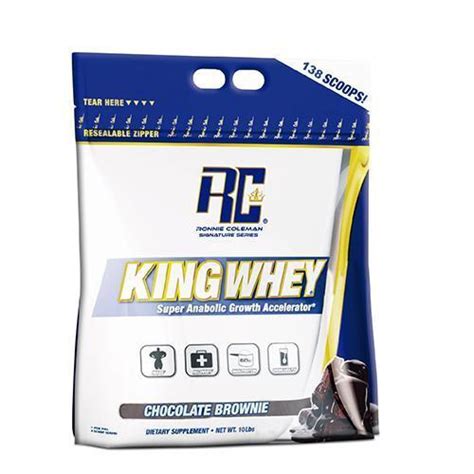 Ronnie Coleman Signature Series King Whey Premium Whey Protein Powder - 4.54 kg (Chocolate ...