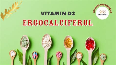 #ergocalciferol | Uses, Dosage, Side Effects & Mechanism | Drisdol, vitamin d2 - YouTube