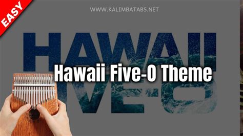 ️ Hawaii Five-0 Theme Song Kalimba Tabs Letter & Number Notes Tutorial ...