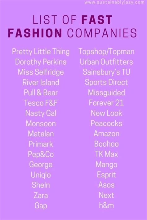 Fast Fashion Brands List | peacecommission.kdsg.gov.ng