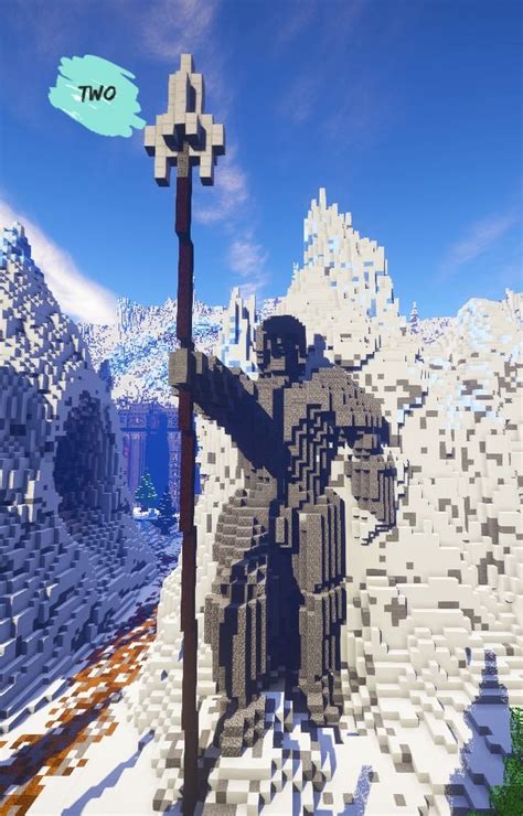 Minecraft | Statue / Knight | Building ideas