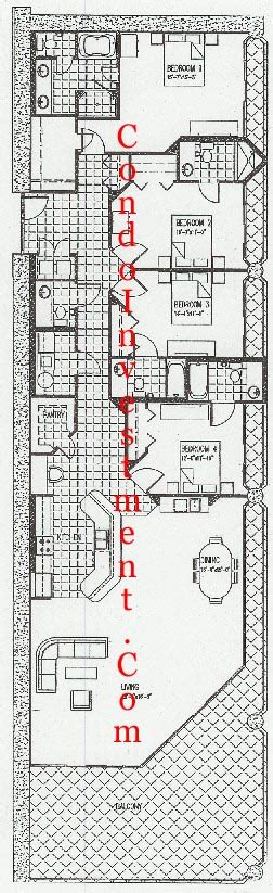 Floor Plans For Phoenix West Condo In Orange Beach, AL